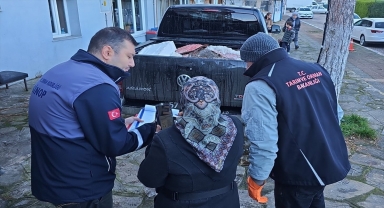 Sinop'ta kaçak avlanan 380 kalkan balığı ele geçirildi