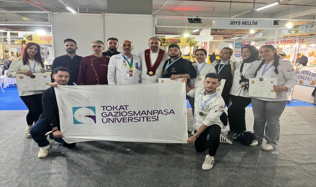 TOGÜ öğrencileri Gastro Alanya Uluslararası Yemek Yarışması'nda 18 altın madalya kazandı