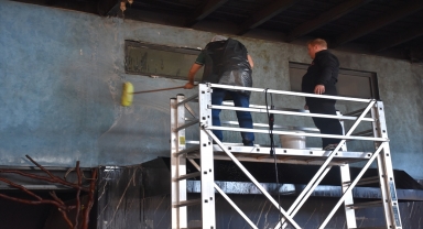 Trabzon'da restoranda çıkan yangın hasara neden oldu