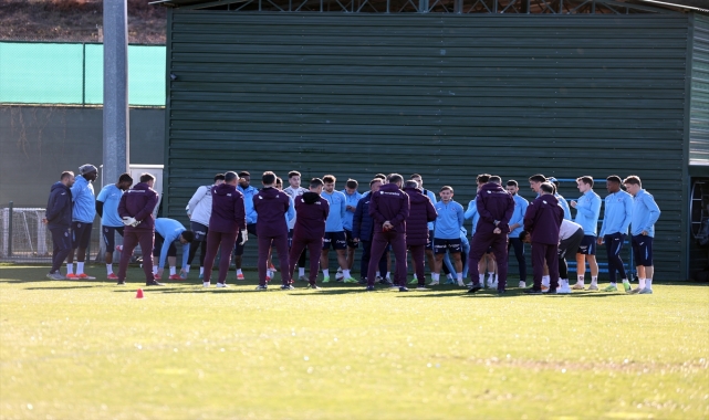 Trabzonspor, Kayserispor maçının hazırlıklarını sürdürdü