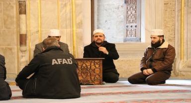 Amasya’da 6 Şubat depremlerinin yıl dönümünde mevlit okutuldu