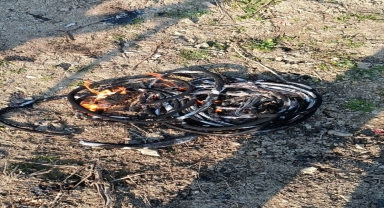 Dikmen'de kablo hırsızlığı iddiasıyla bir kişi yakalandı