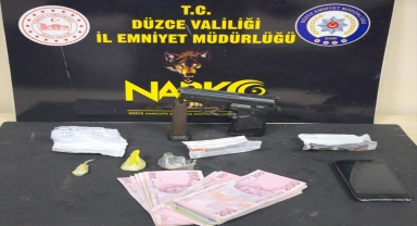 Düzce'de uyuşturucu operasyonunda 3 şüpheli yakalandı