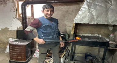 Giresun'da genç imalatçı Karabörk bıçağını geleceğe taşımayı hedefliyor