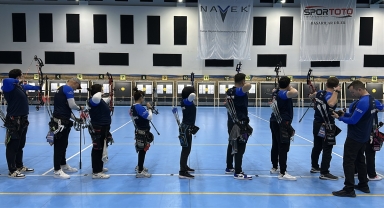 Okçuluk Salon Milli Takım Kampı Samsun'da devam ediyor