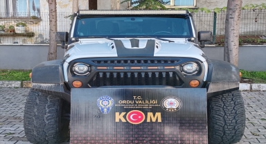 Ordu'da motor şase numaralarını değiştiren 1 şüpheli yakalandı