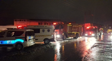 Samsun'da depoda çıkan yangın hasara yol açtı