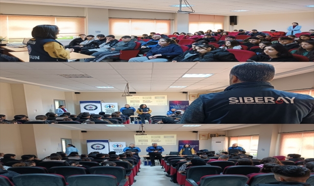 Samsun'da öğrencilere siber güvenlik semineri verildi