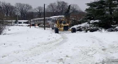 Sinop'ta 123 köyde karla mücadele çalışması yapıldı