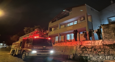 Sinop'ta bir apartmanın bacasında çıkan yangın söndürüldü