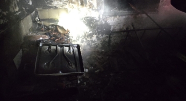 Tokat'ta çıkan yangında tek katlı ev kullanılamaz hale geldi