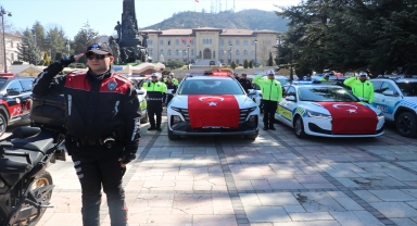 Kastamonu'da emniyet teşkilatının filosuna 32 araç eklendi