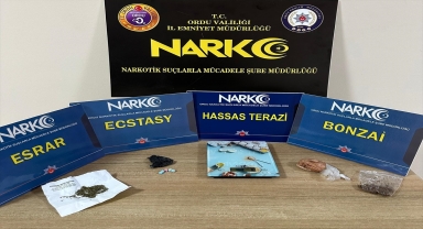 Ordu'da uyuşturucu operasyonunda 3 şüpheli yakalandı