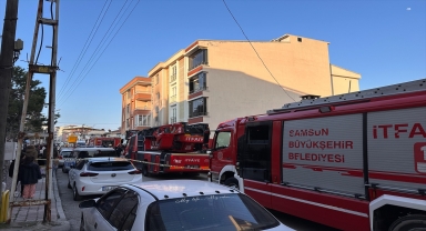 Samsun'da evde çakmakla oynayan çocuk yangına neden oldu