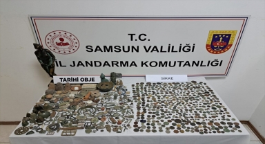 Samsun'da tarihi eser kaçakçılığı operasyonunda 3 kişi yakalandı