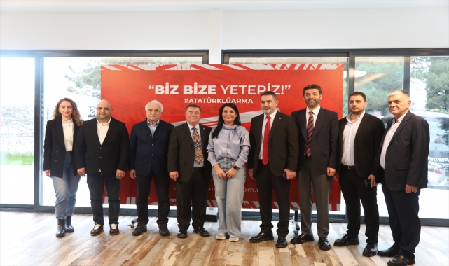 Samsunspor'da bayramlaşma töreni düzenlendi