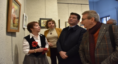 Trabzon'da keçeden yapılan ürünlerden oluşan sergi açıldı