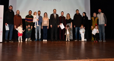 Vezirköprü'de eğitimlerini tamamlayan bebeklere sertifika verildi