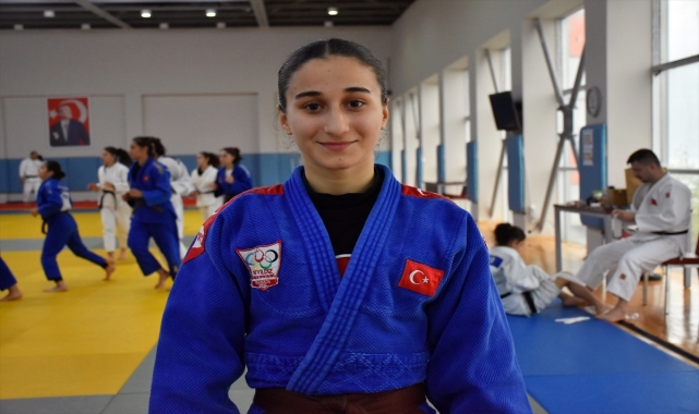 Avrupa şampiyonu milli judocu Yağmur Yılmaztürk'ün yeni hedefi dünya şampiyonluğu