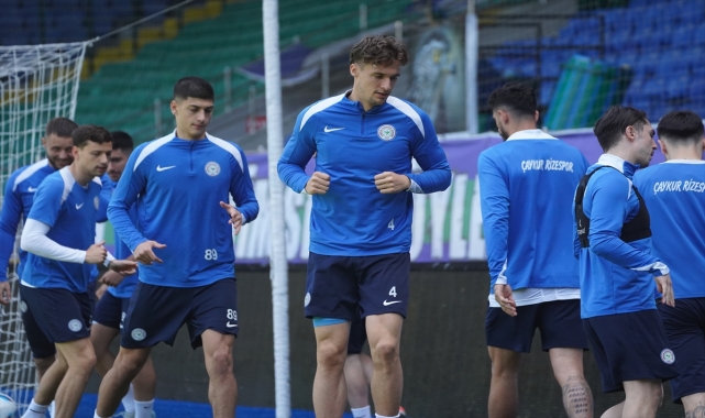 Çaykur Rizespor, Eyüpspor maçının hazırlıklarını sürdürdü