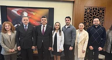 Eczacı Odası Başkanı Unat ve yöneticilerden GEAH'A ziyaret