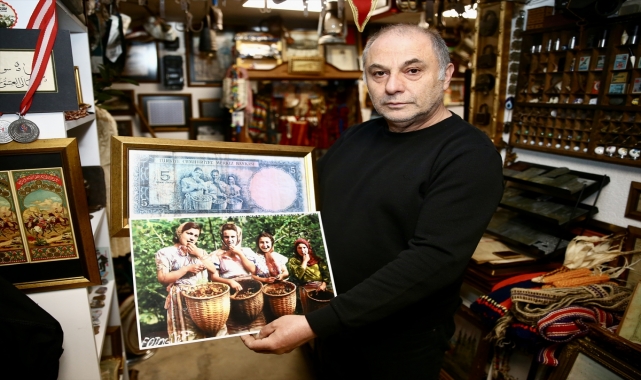 Giresunlu tarih tutkunu, 73 yıl önce tedavüle çıkan 5 Türk lirasındaki fotoğrafın hikayesini anlattı