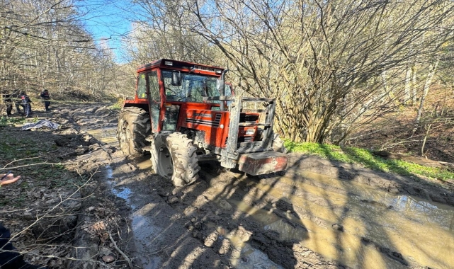 Karabük'te traktörden düşen orman işçisi öldü