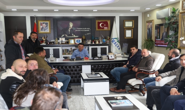 Maçka Belediye Başkanı Koçhan, Hamsiköy esnafıyla görüştü