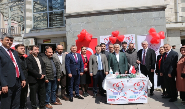 Of’ta kalp sağlığına dikkat çekmek için stant açıldı