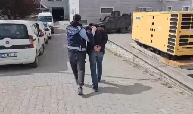 Samsun'da 14 yıl 8 ay hapis cezası ile aranan hükümlü yakalandı