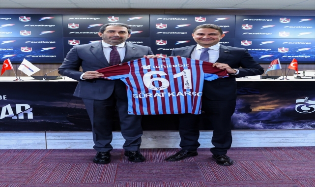 Trabzonspor'un resmi kargo taşıma sponsoru Sürat Kargo oldu
