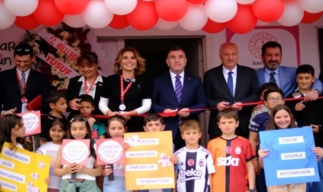 Bayburt’ta Çocuklar Gülsün Diye Derneği öncülüğünde yaptırılan Mattia Ahmet Minguzzi anaokulu açıldı