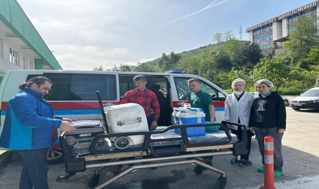 Giresun'da beyin ölümü gerçekleşen kişinin organları 3 kişiye umut oldu