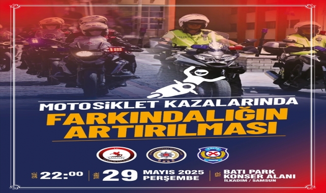Samsun Emniyeti motosiklet tutkunlarına yönelik söyleşi yapacak