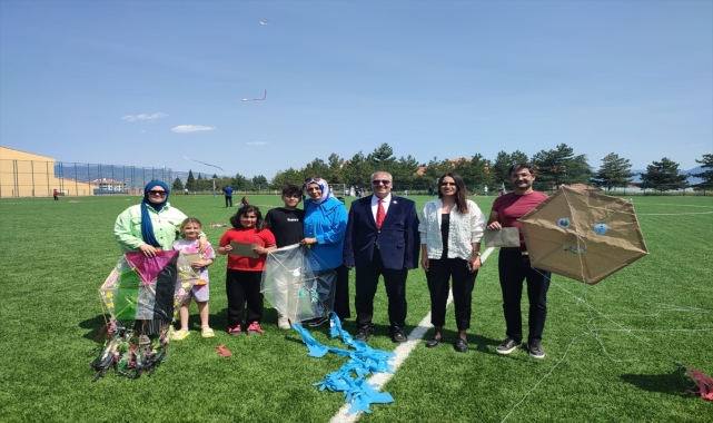 Dodurga'da uçurtma yarışması yapıldı