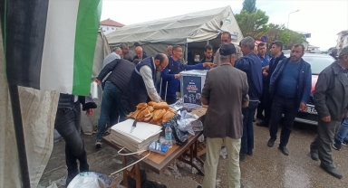 Sulusaray'da Gazze için kermes düzenlendi
