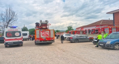 Tokat'ta lisede çıkan yangın hasara neden oldu