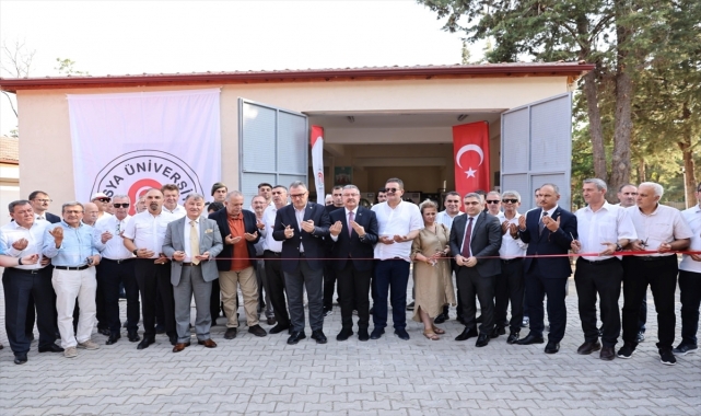 Amasya'da dondurarak kurutma yapan makinenin üretim tesisi açıldı
