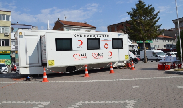 Havza'da kan bağışı çalışması yapıldı
