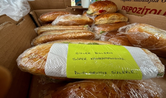 Karabük halkından orman yangınlarıyla mücadele eden görevlilere anlamlı destek