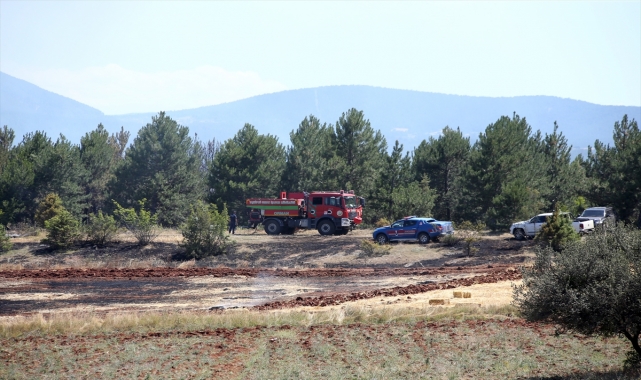 Kastamonu'da tarım arazisinde başlayan yangın ormana sıçradı
