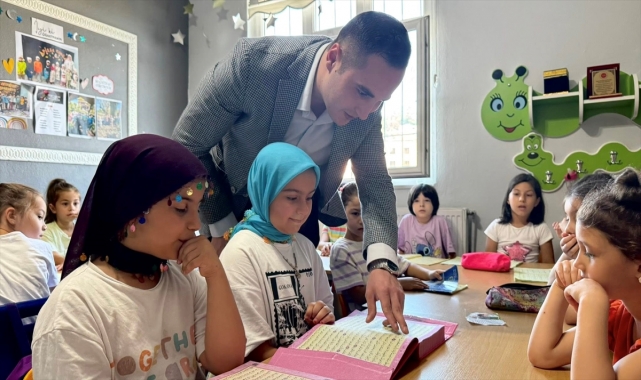 Kaymakam Beyazıt'tan yaz Kur'an kurslarına ziyaret
