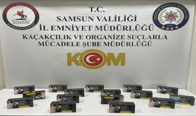 Samsun'da 3 bin 200 makaron ele geçirildi