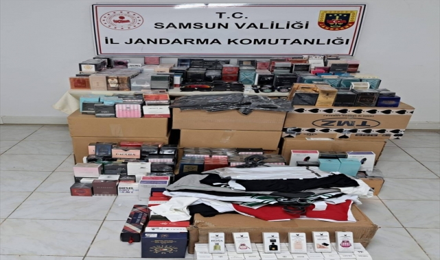 Samsun'da kaçak ürünler satan şüpheli yakalandı