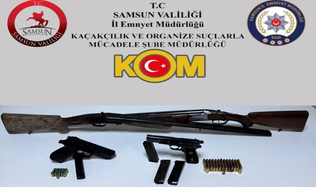 Samsun'da silah kaçakçılığına yönelik operasyonda 1 zanlı yakalandı