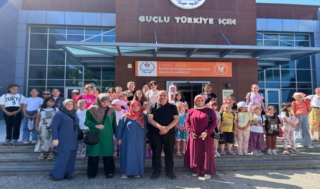 Yaz Kur'an kursu öğrencileri Kızılırmak Deltası Kuş Cenneti'ni gezdi