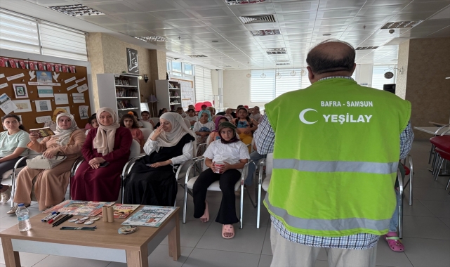 Yeşilay Bafra Temsilciliğinden gençlere