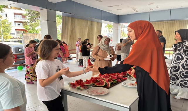 Bafra Gençlik Merkezi'nde Kur'an kursu öğrencileri için etkinlik