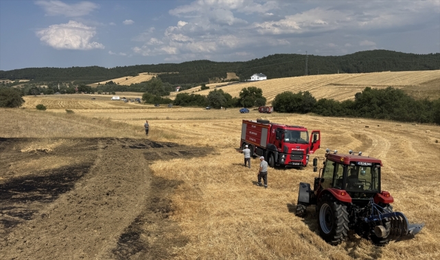 Karabük'te çıkan anız yangını söndürüldü