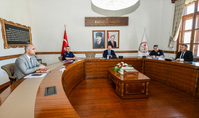 Kastamonu'da İl Güvenlik ve Asayiş Koordinasyon Merkezi Toplantısı yapıldı